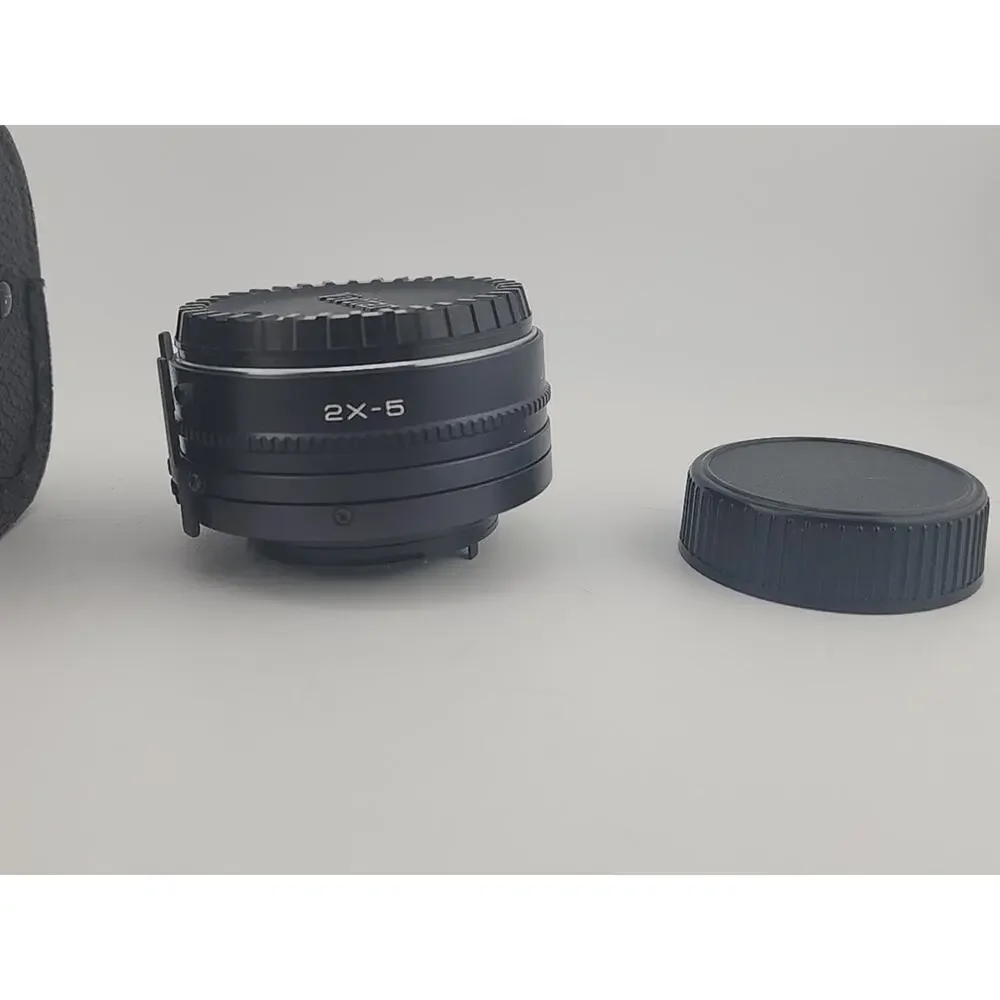 Vivitar Automatic Tele Converter 2x-5 w/ Caps, Case - Lens Made In Japan
